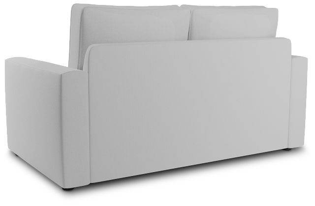 Siesta Suave White Fabric Memory Foam Sleeper