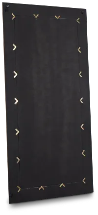 Iona Brown Wood Floor Mirror