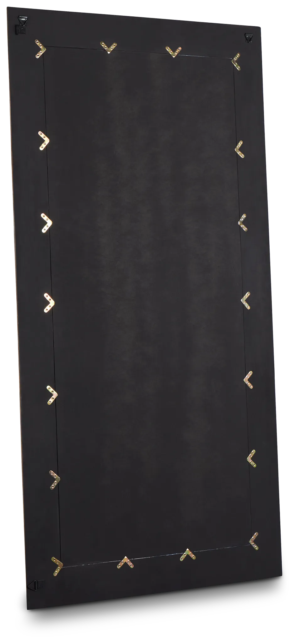 Iona Brown Wood Floor Mirror