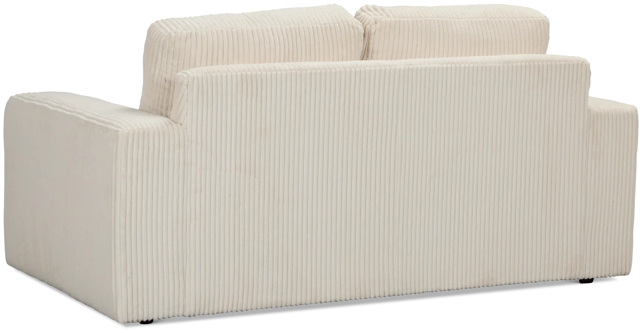 Charlie Ivory Fabric Loveseat Charlie Ivory Fabric Loveseat