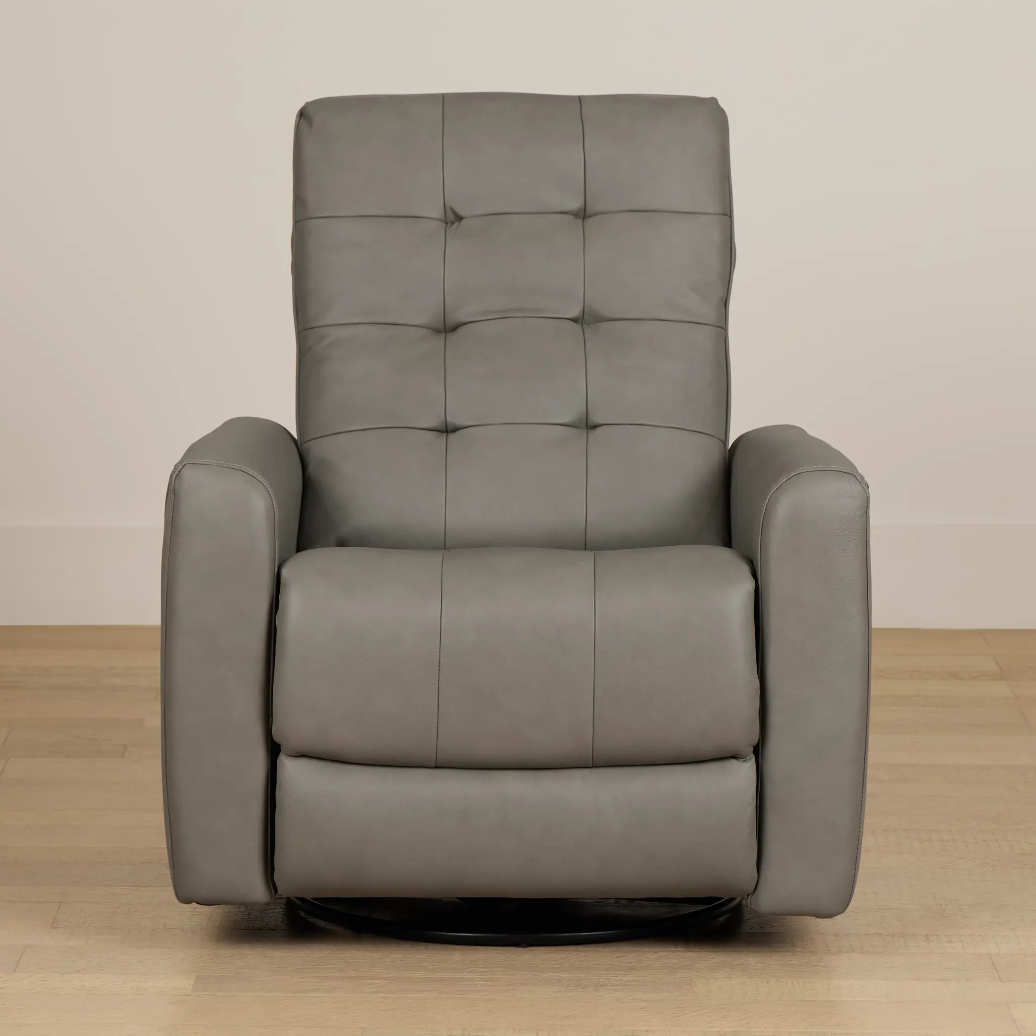 Izzy Light Gray Lthr/vinyl Power Swivel Glider Recliner Izzy Light Gray Lthr/vinyl Power Swivel Glider Recliner