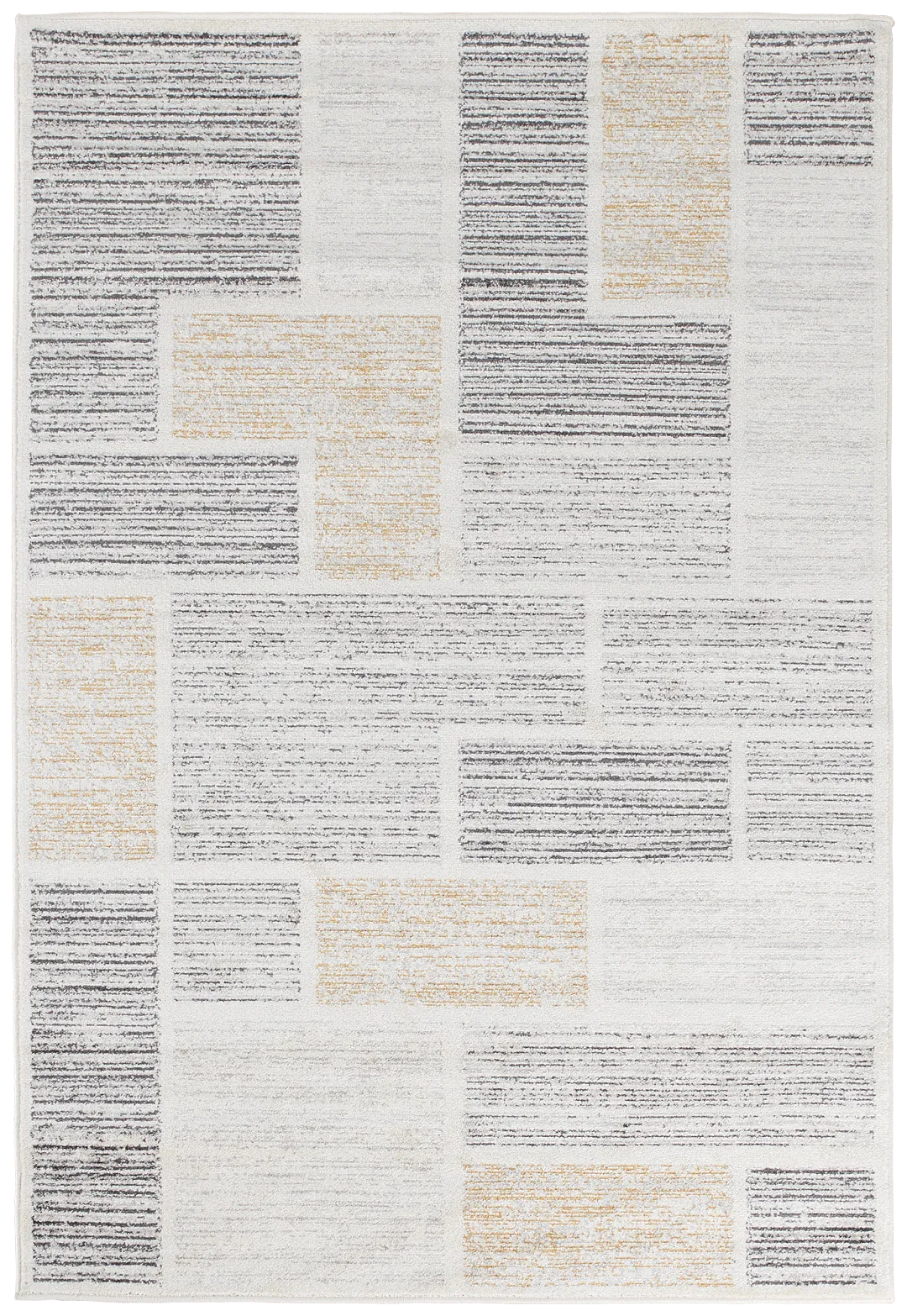 Jenga Light Gray 5x8 Area Rug