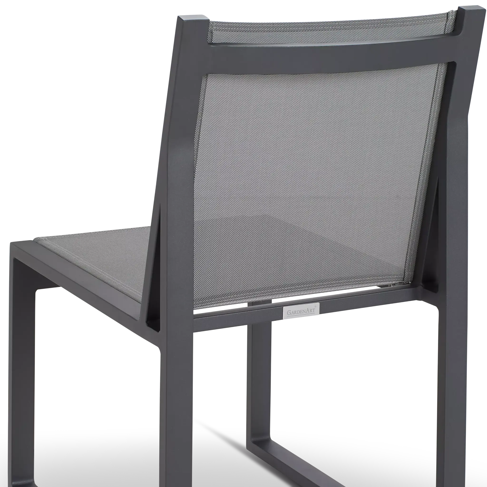 Linear2 Dark Gray Sling Arm Chair Linear2 Dark Gray Sling Arm Chair