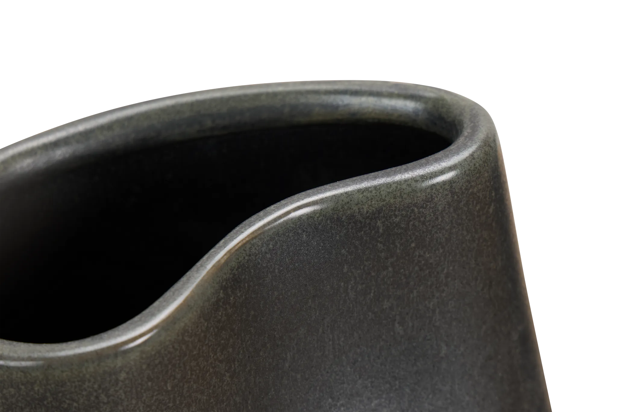 Visalia Black Medium Vase