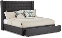Chatham Dark Gray High Platform Storage Bed