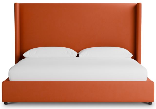 Captiva Joya Orange 60" Upholstered Shelter Bed