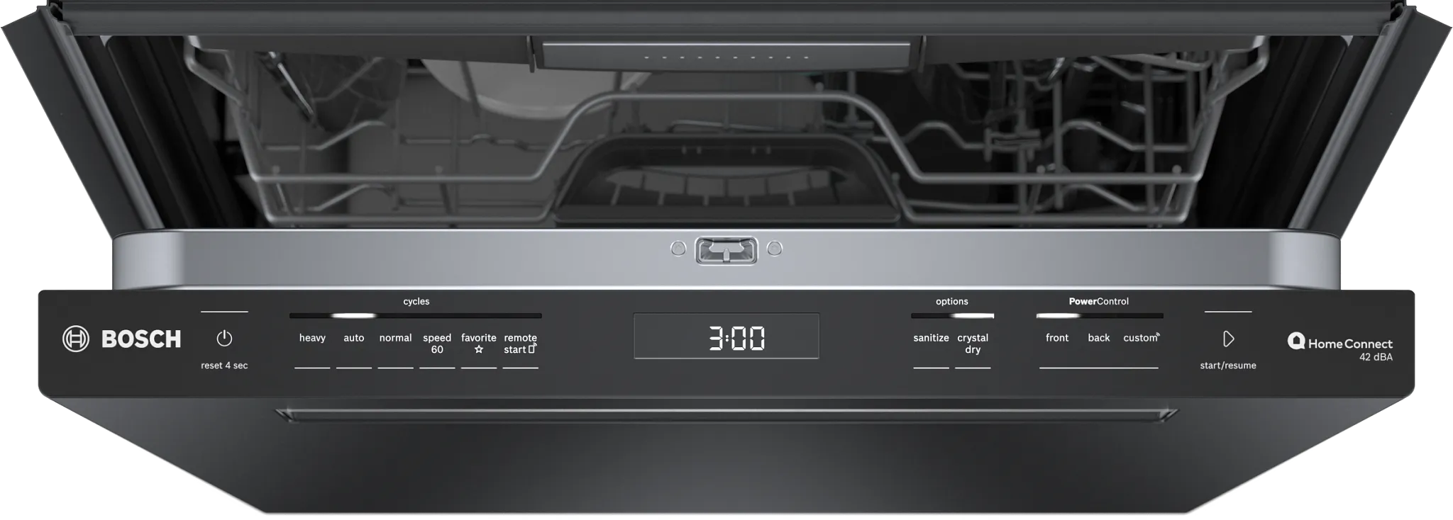 Bosch 800 Series Black 24" Built In Dishwasher