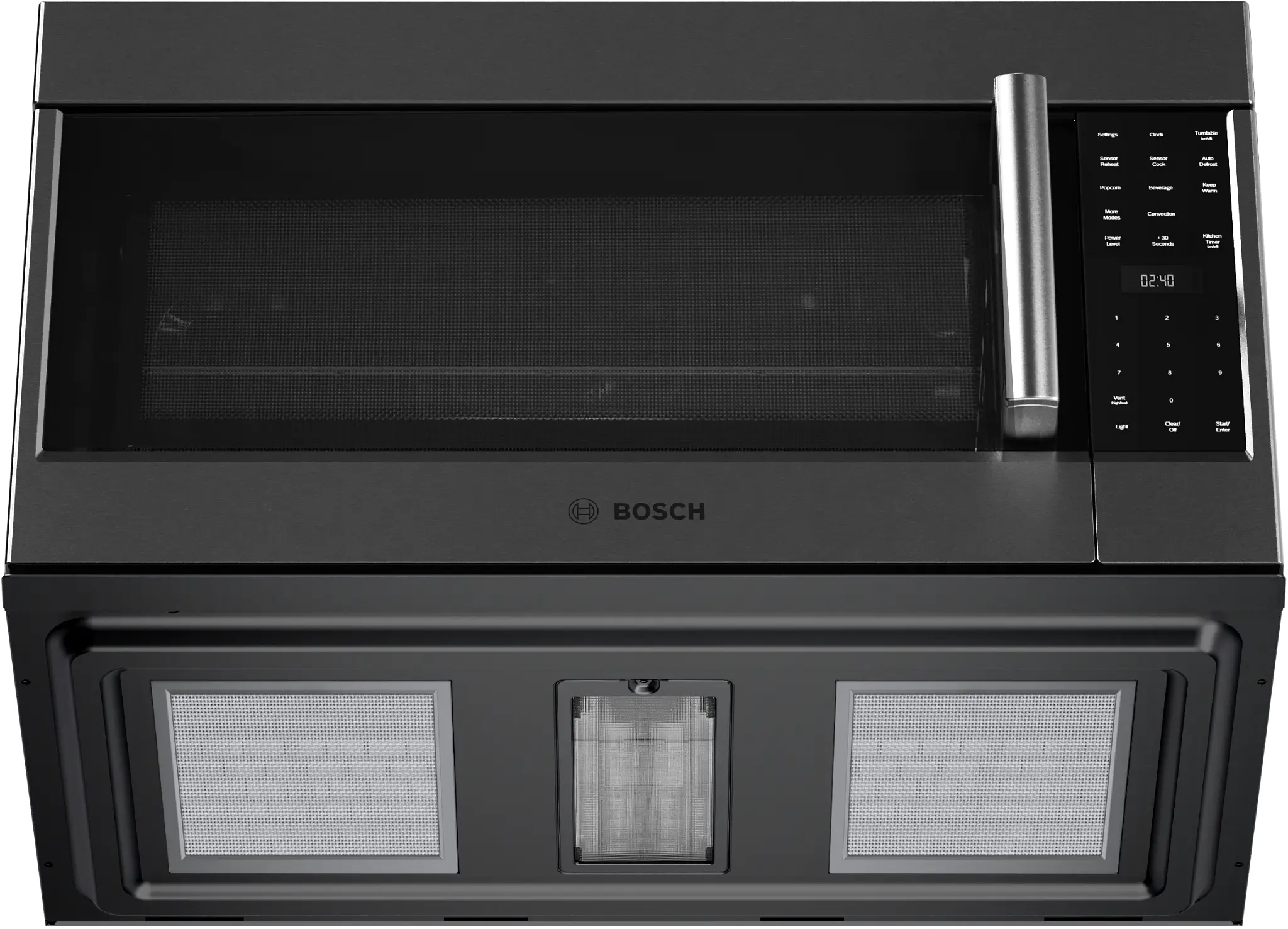 Bosch 800 Series Black 30" Over-the-range Microwave Bosch 800 Series Black 30" Over-the-range Microwave