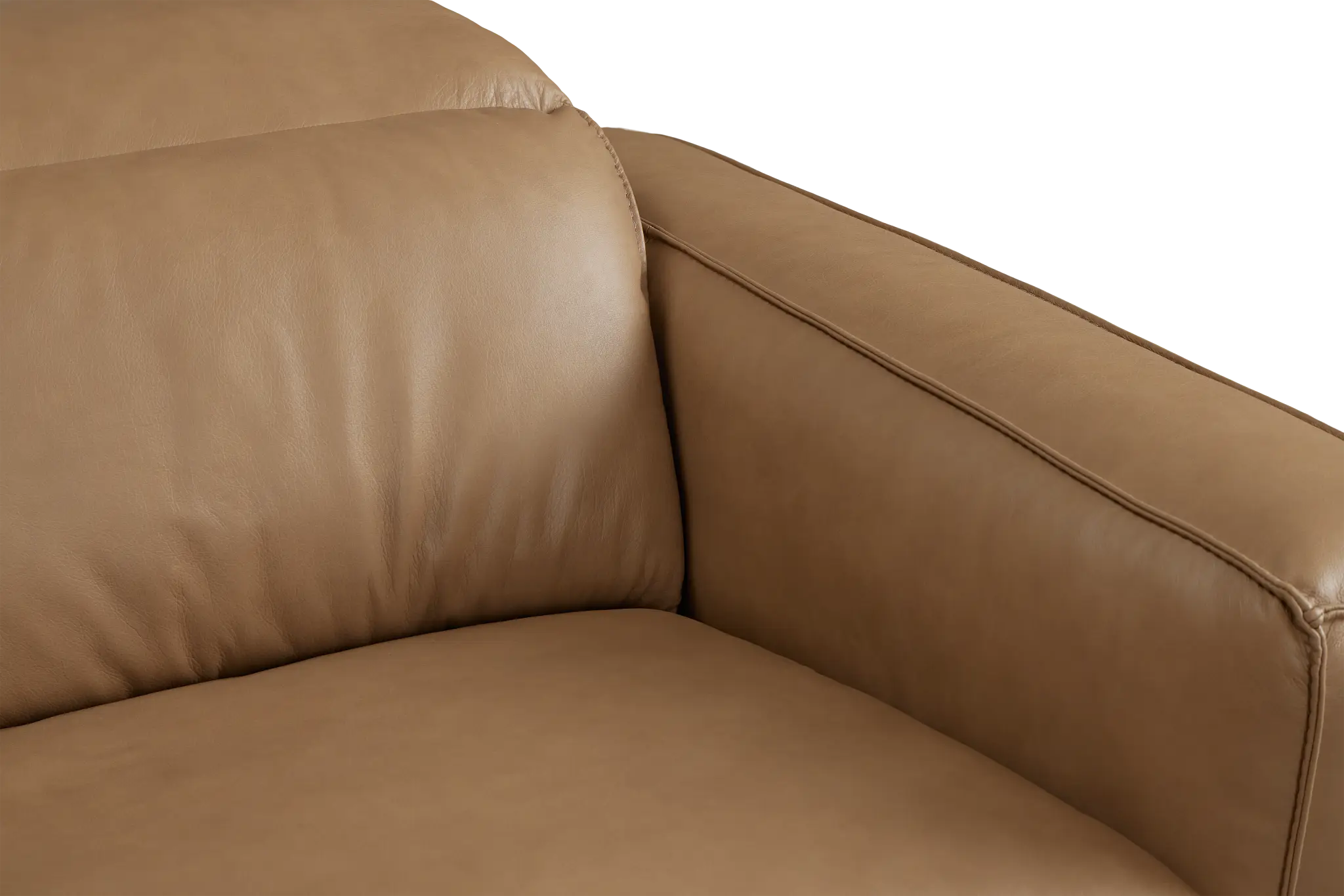 Ryland Brown Lthr/vinyl Small Two-arm Power Reclining Sectional Ryland Brown Lthr/vinyl Small Two-arm Power Reclining Sectional