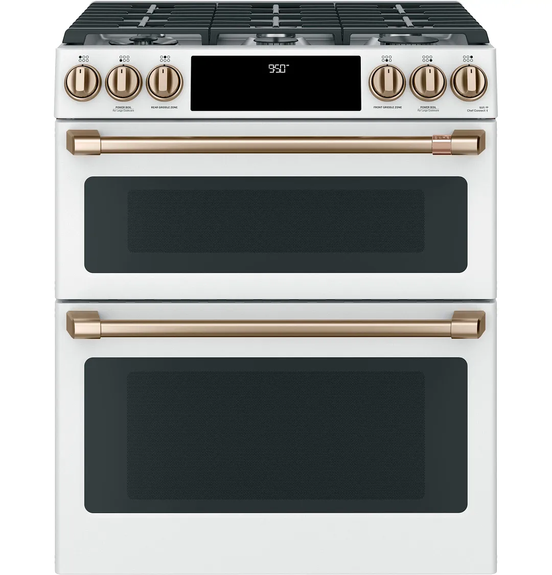 Cafe 950 Series White 30" Dual Fuel Range