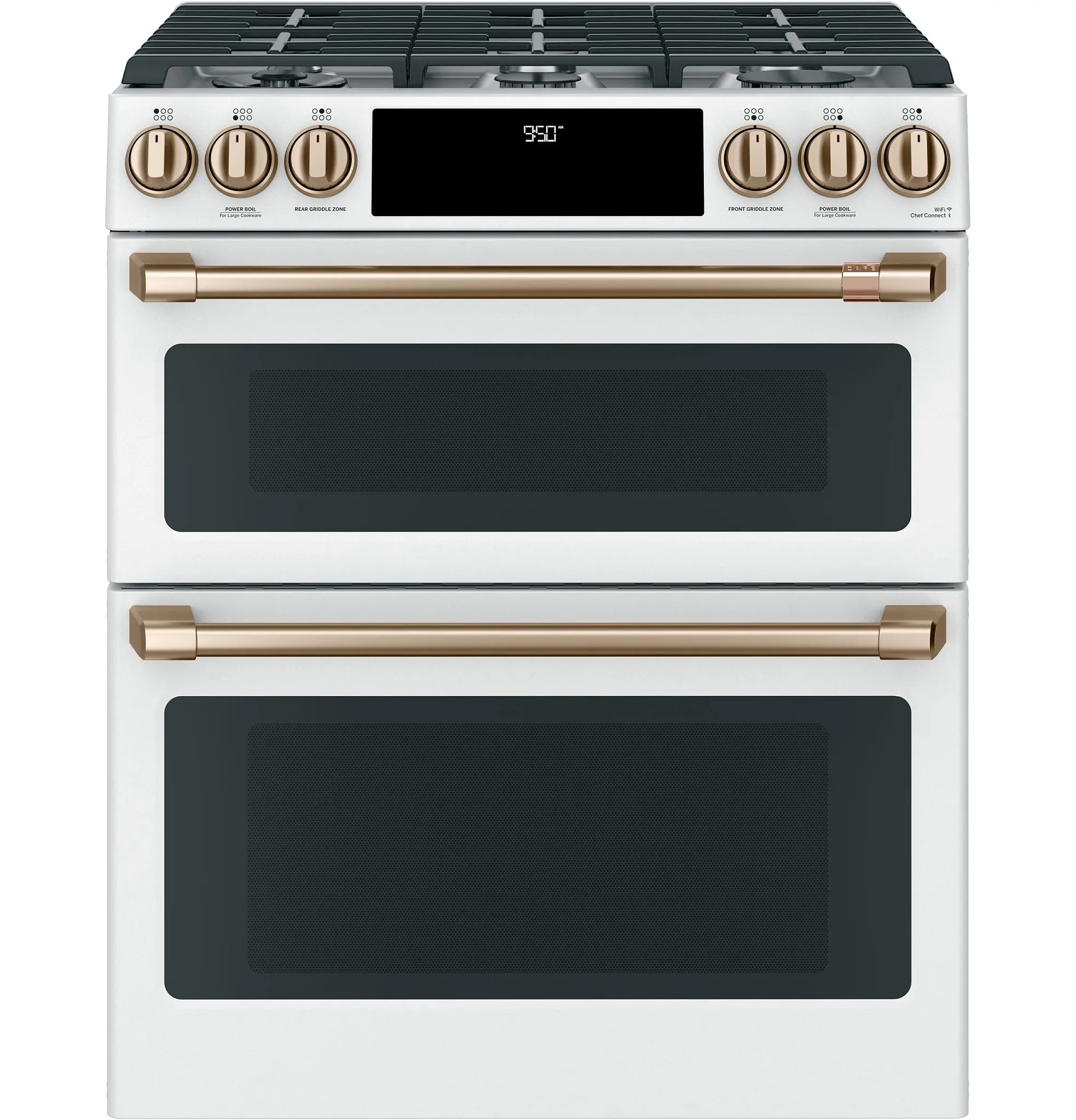 Cafe 950 Series White 30" Dual Fuel Range