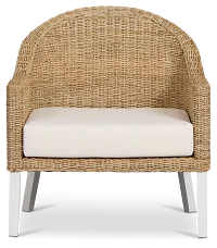 Marley Light Tone Woven Accent Chair