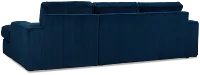 Charlie Dark Blue Fabric Right Chaise Sectional
