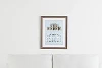 Model Beige Framed Wall Art