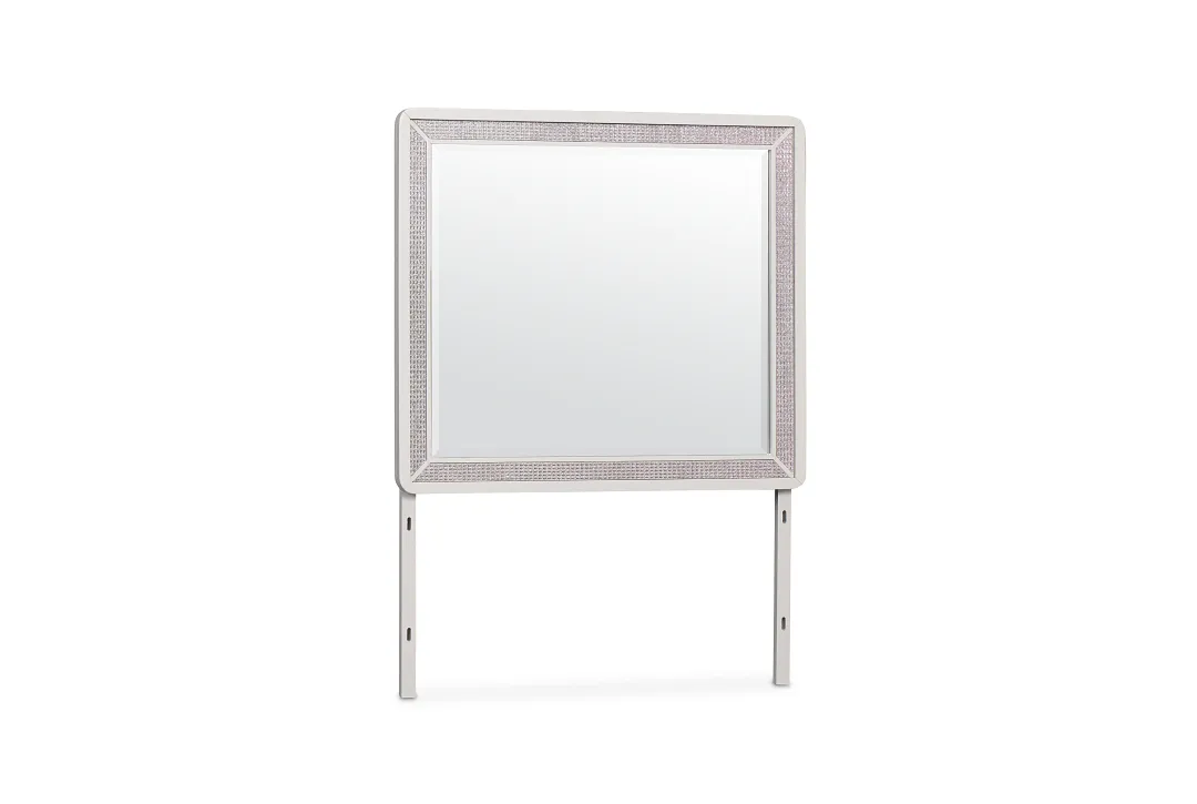 Milan White Youth Mirror