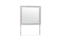 Milan White Youth Mirror
