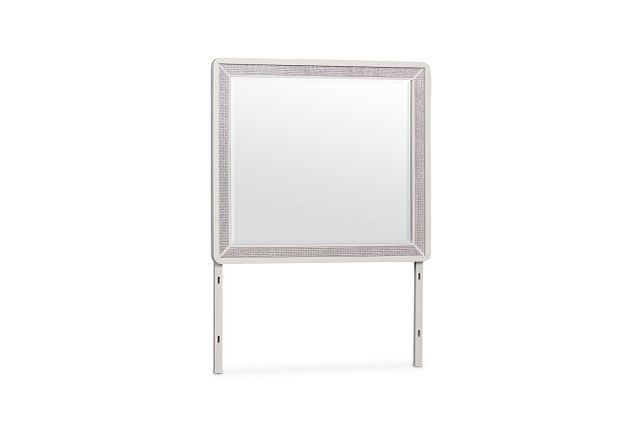 Milan White Youth Mirror