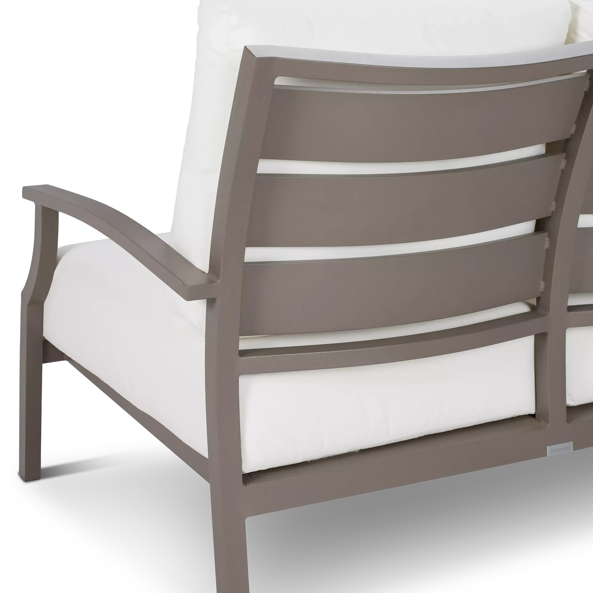 Raleigh White Aluminum Loveseat Raleigh White Aluminum Loveseat