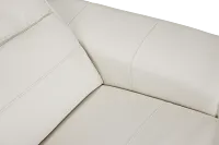Pearson White Leather Power Recliner With Power Headrest