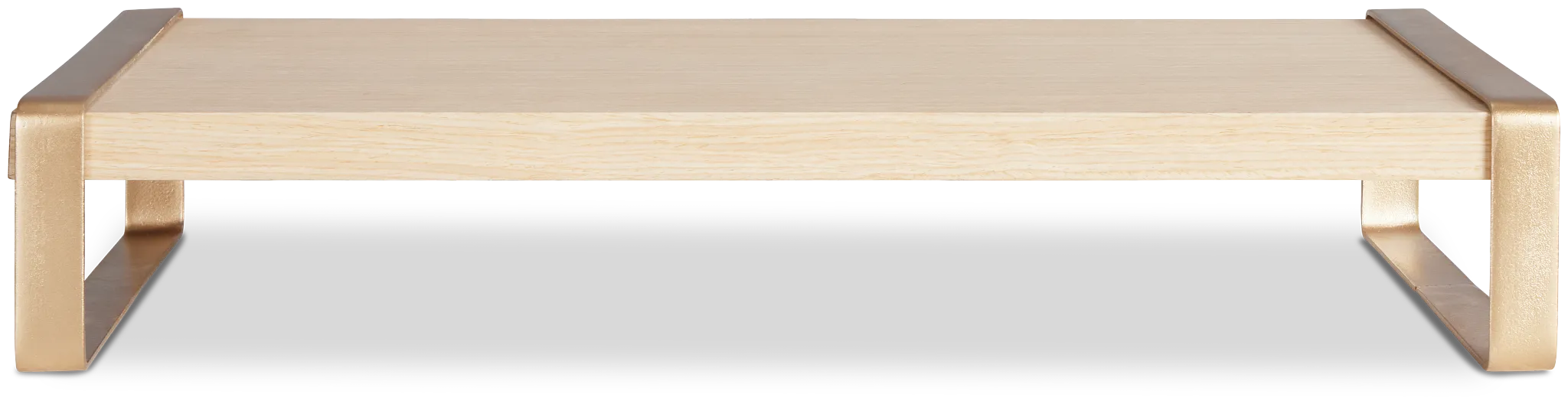 Adelena Light Tone Wood Desk Stand