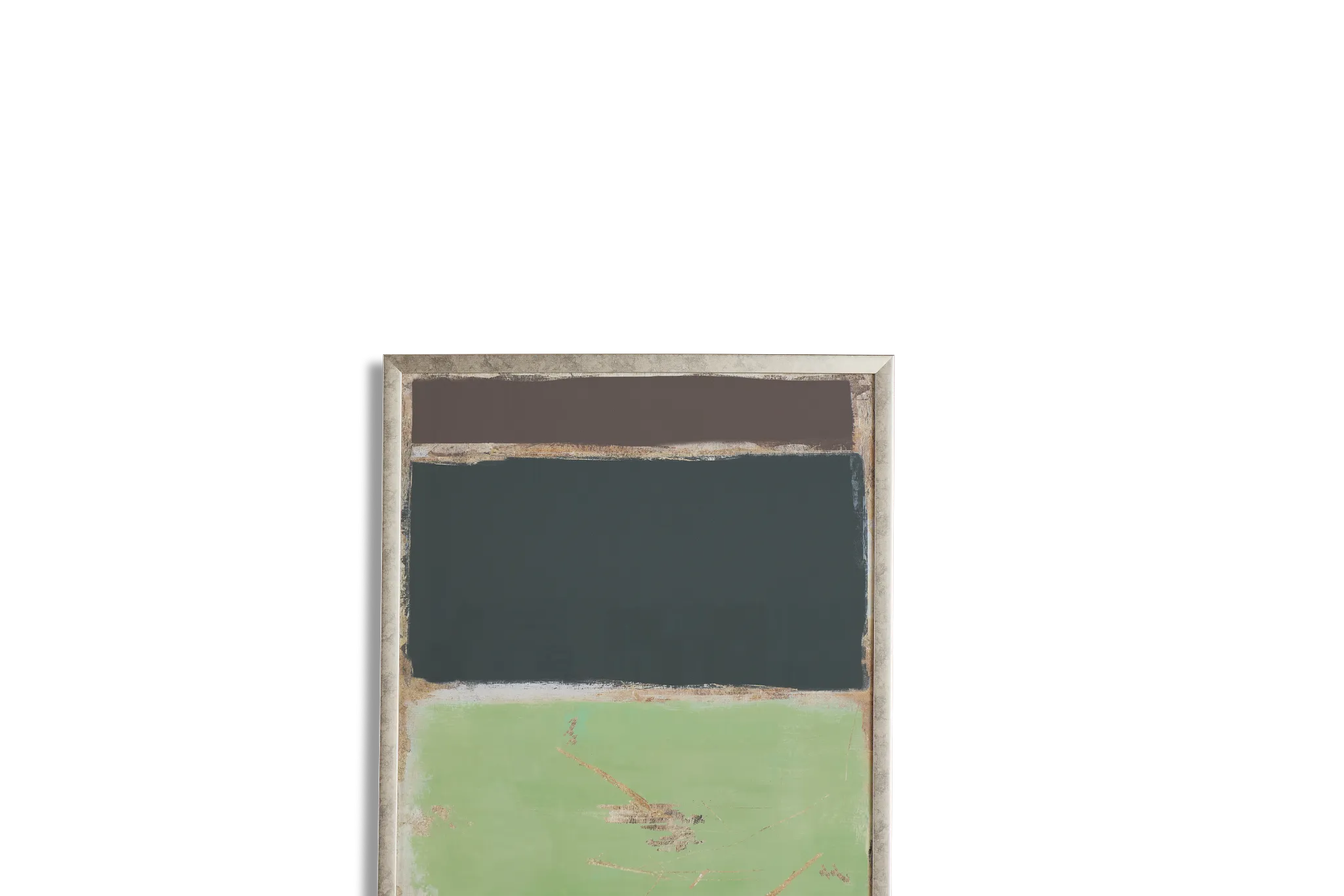 Pluma Green Framed Wall Art