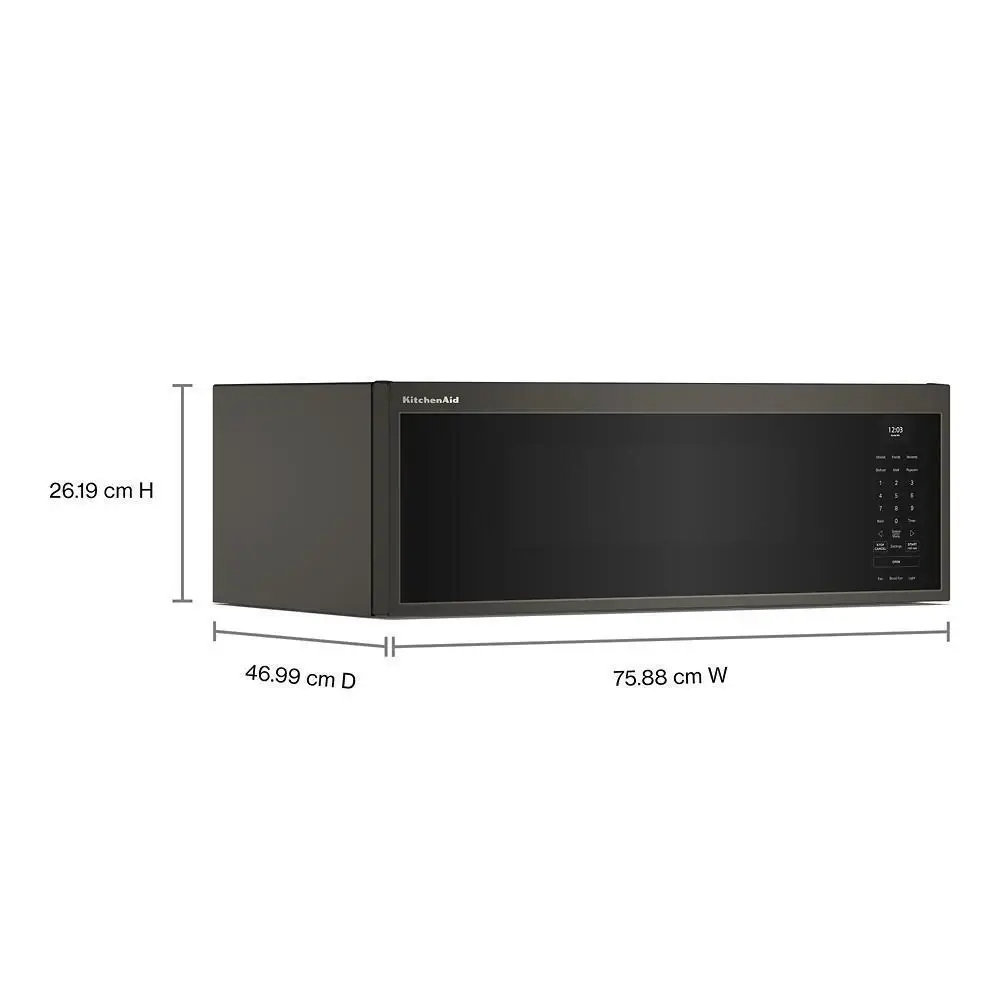 Kitchenaid 550 Series Black Over-the-range Microwave Kitchenaid 550 Series Black Over-the-range Microwave