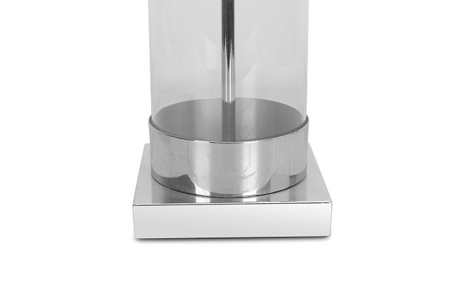 Lucia Chrome Small Table Lamp