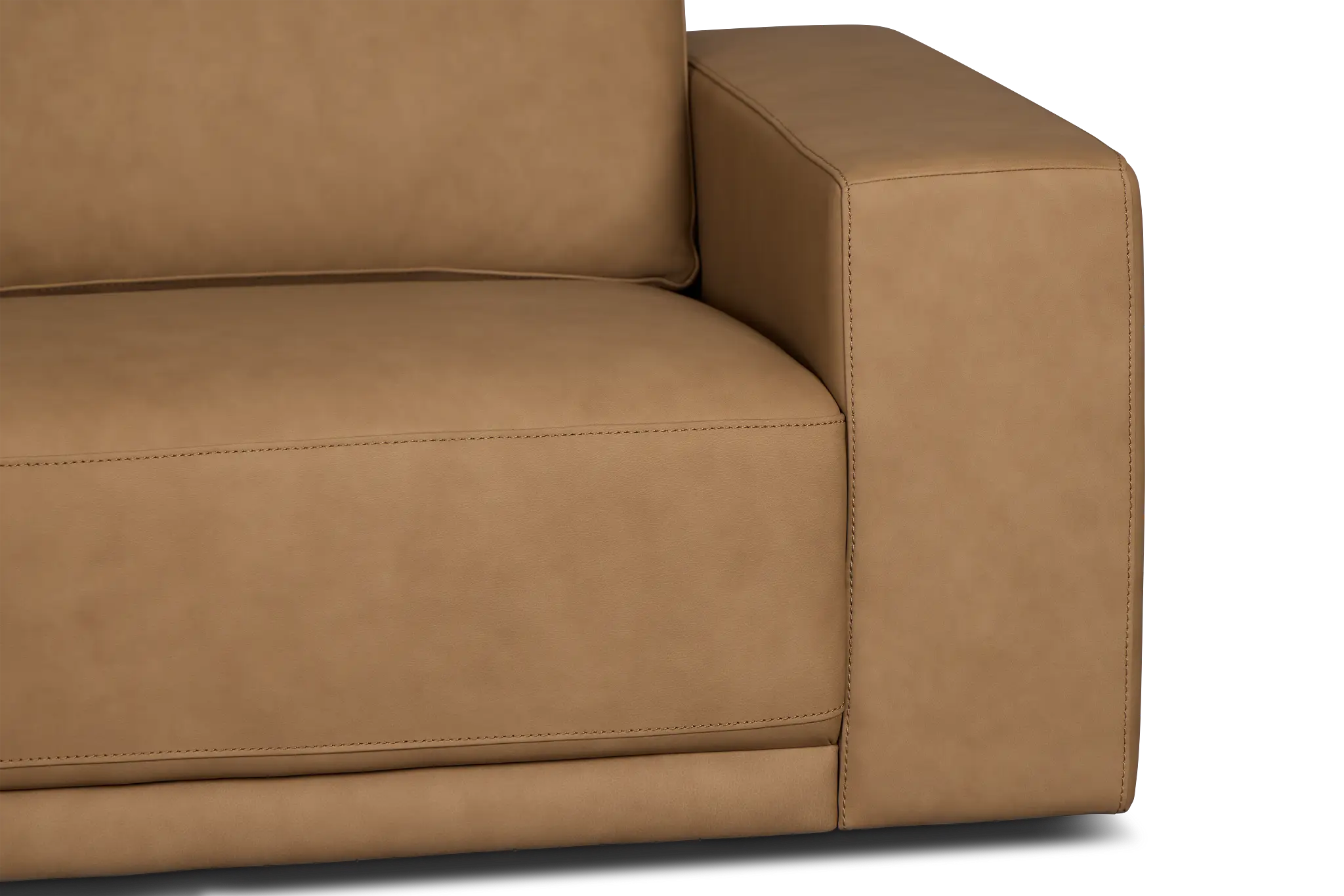 Kellan Light Brown Leather Small Left Chaise Sectional Kellan Light Brown Leather Small Left Chaise Sectional