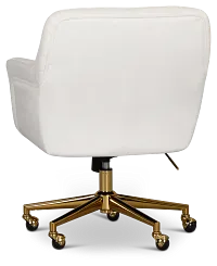 Grayden White Desk Chair