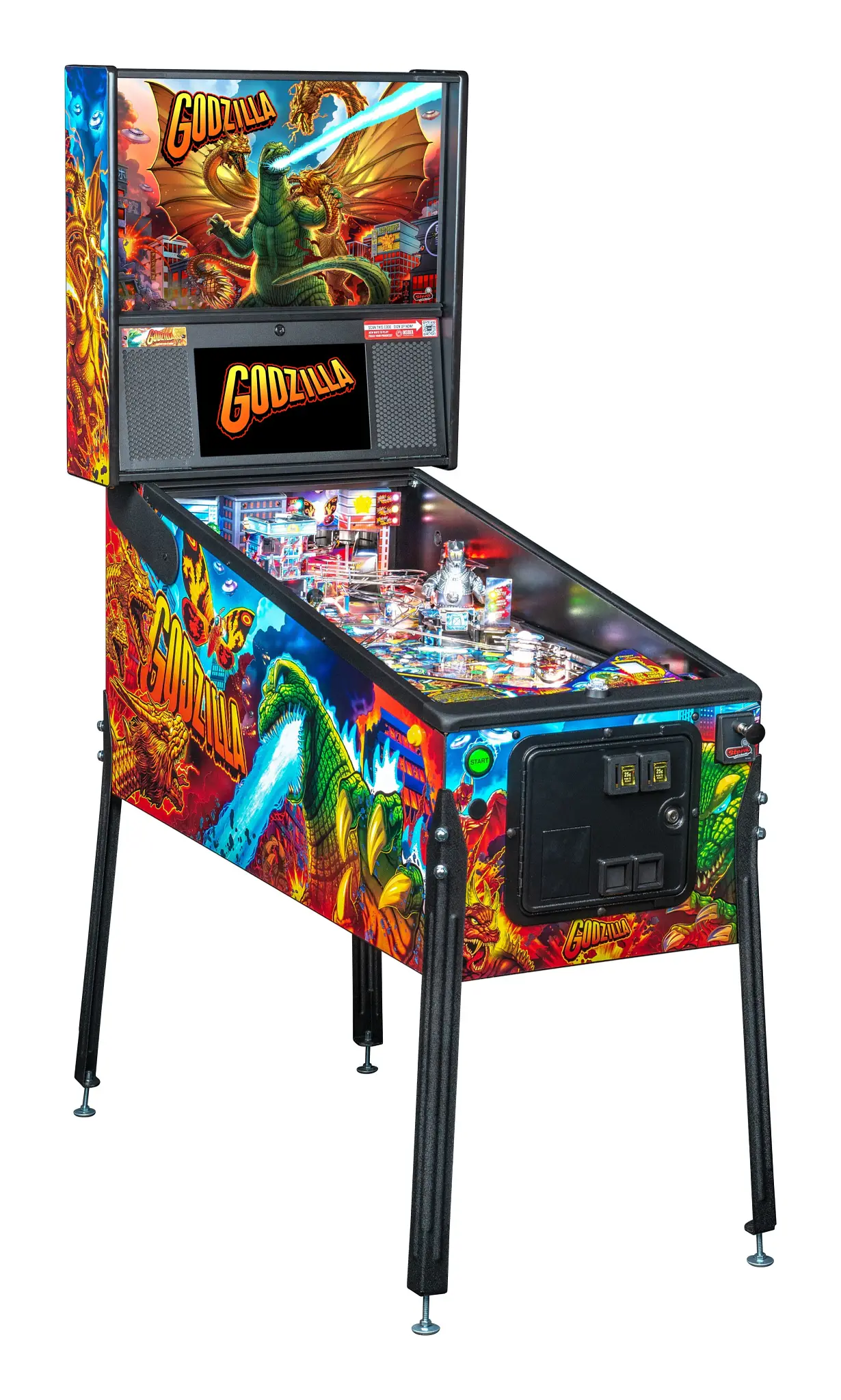 Godzilla Premium Pinball Machine Godzilla Premium Pinball Machine