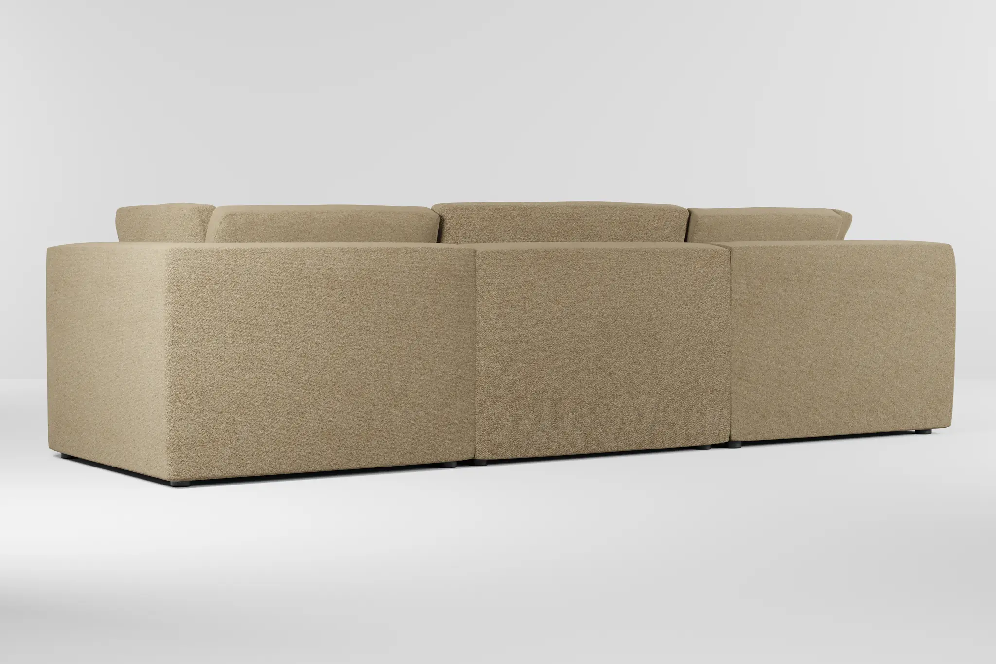 Destin Elite Taupe Fabric 3-piece Modular Sofa Destin Elite Taupe Fabric 3-piece Modular Sofa