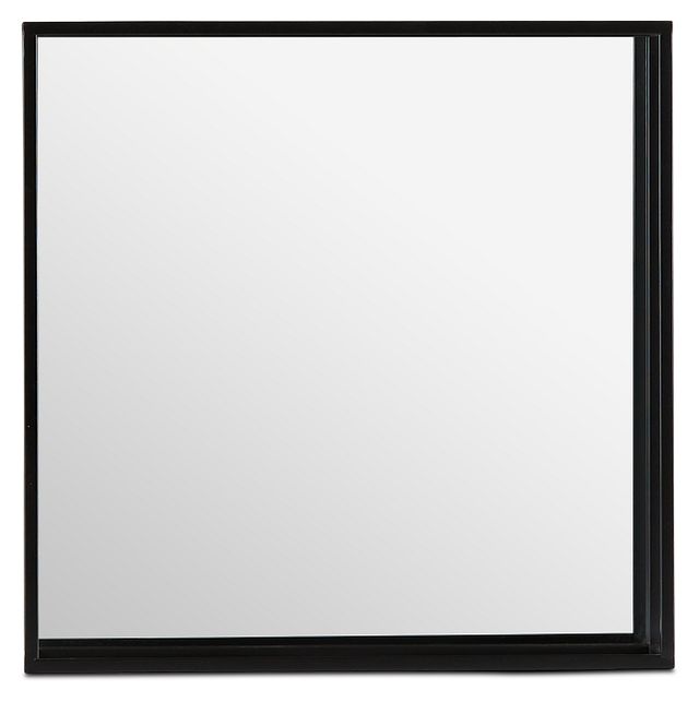 Elko Black Square Mirror (0)
