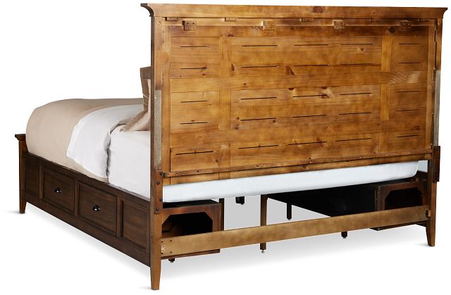 Heron Cove Mid Tone Panel Storage Bed
