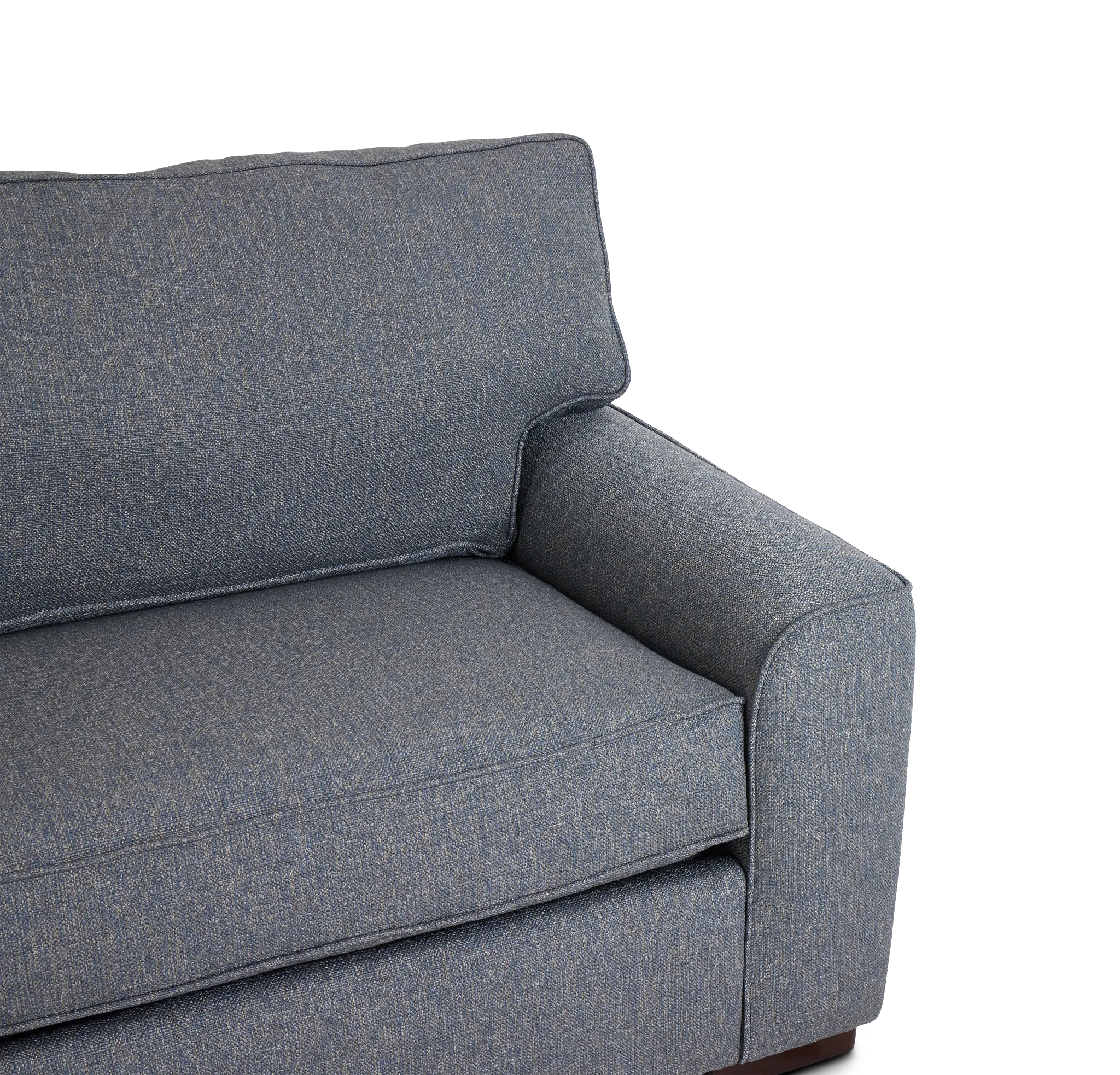 Austin Blue Fabric Innerspring Sleeper