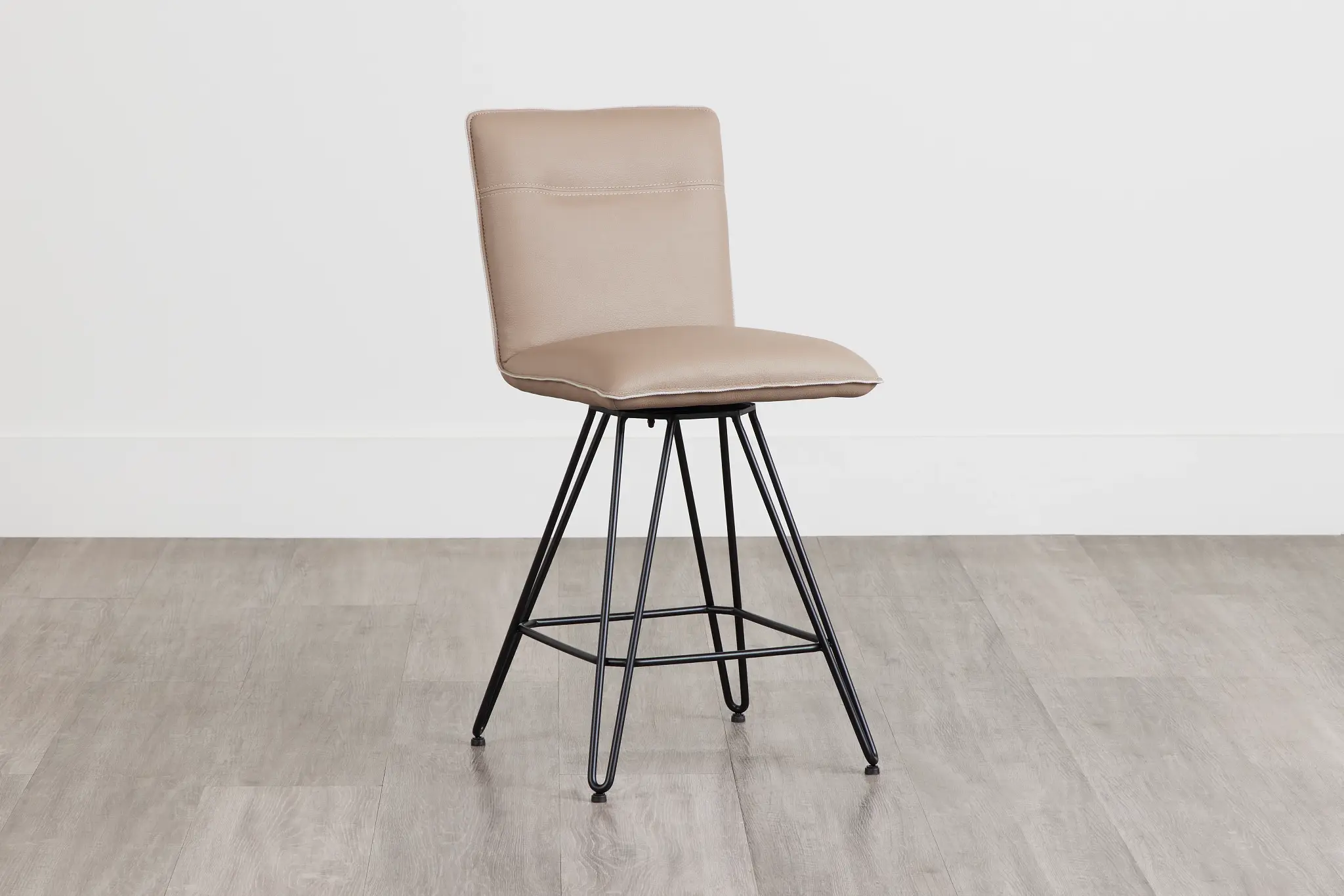 Demi Taupeswivel 24" Upholstered Barstool Demi Taupeswivel 24" Upholstered Barstool