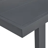 Luai Dark Gray Rectangular Table