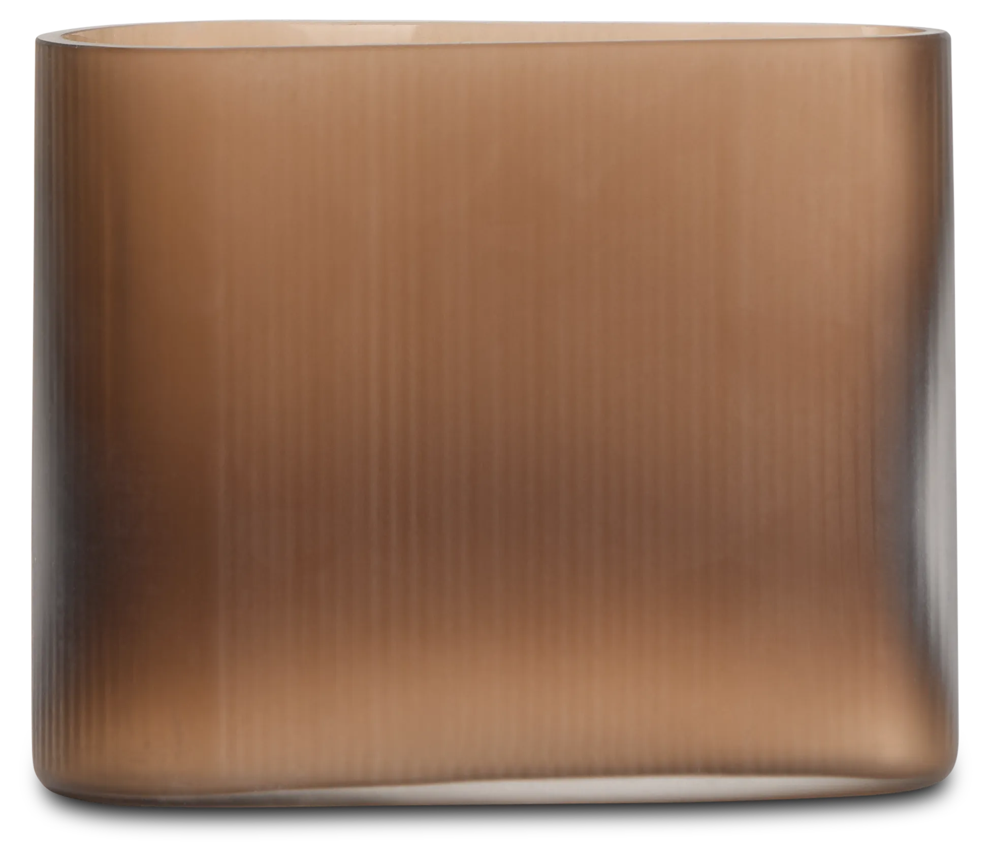 Juna Short Brown Vase