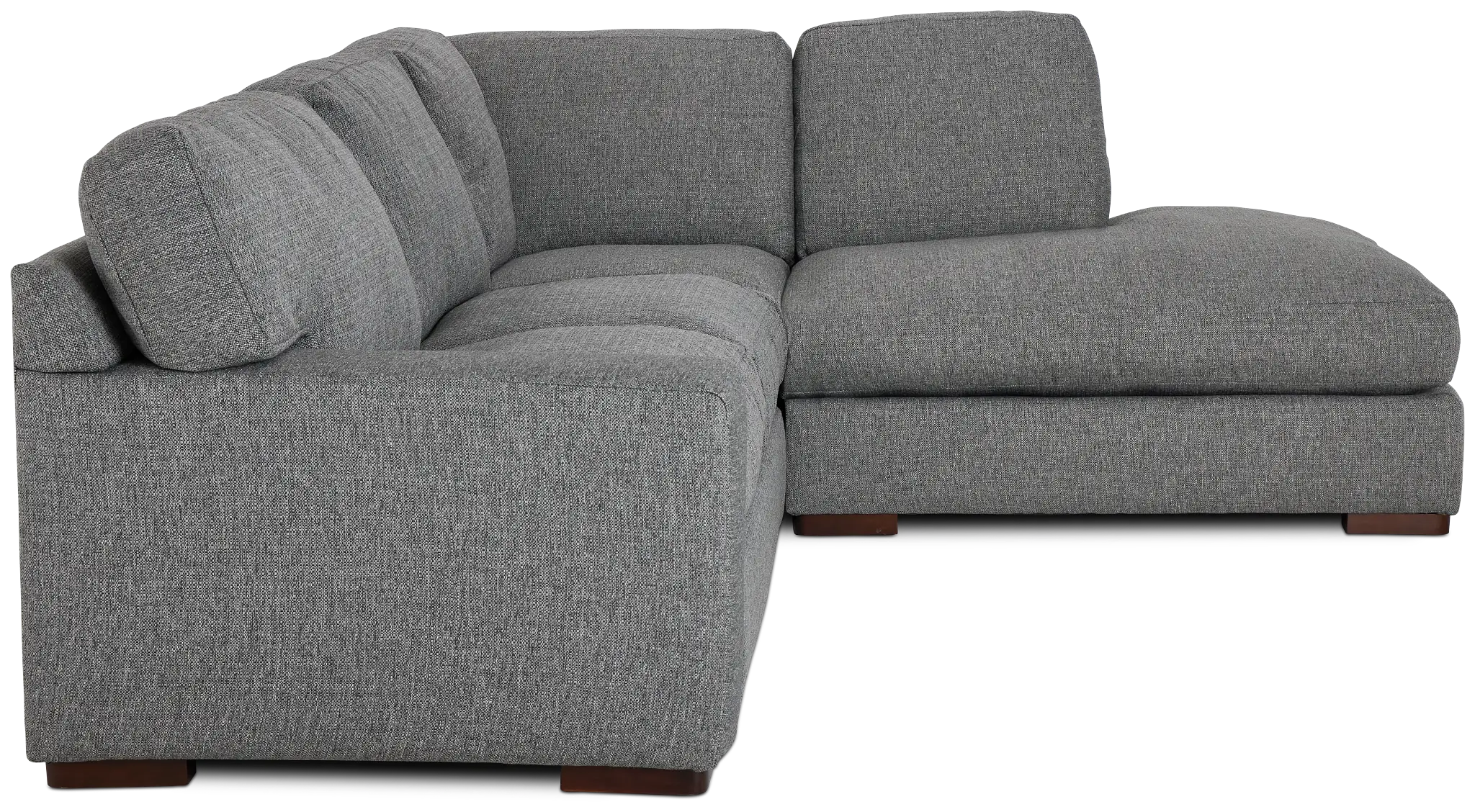 Veronica Dark Gray Down Right Bumper Sectional Veronica Dark Gray Down Right Bumper Sectional