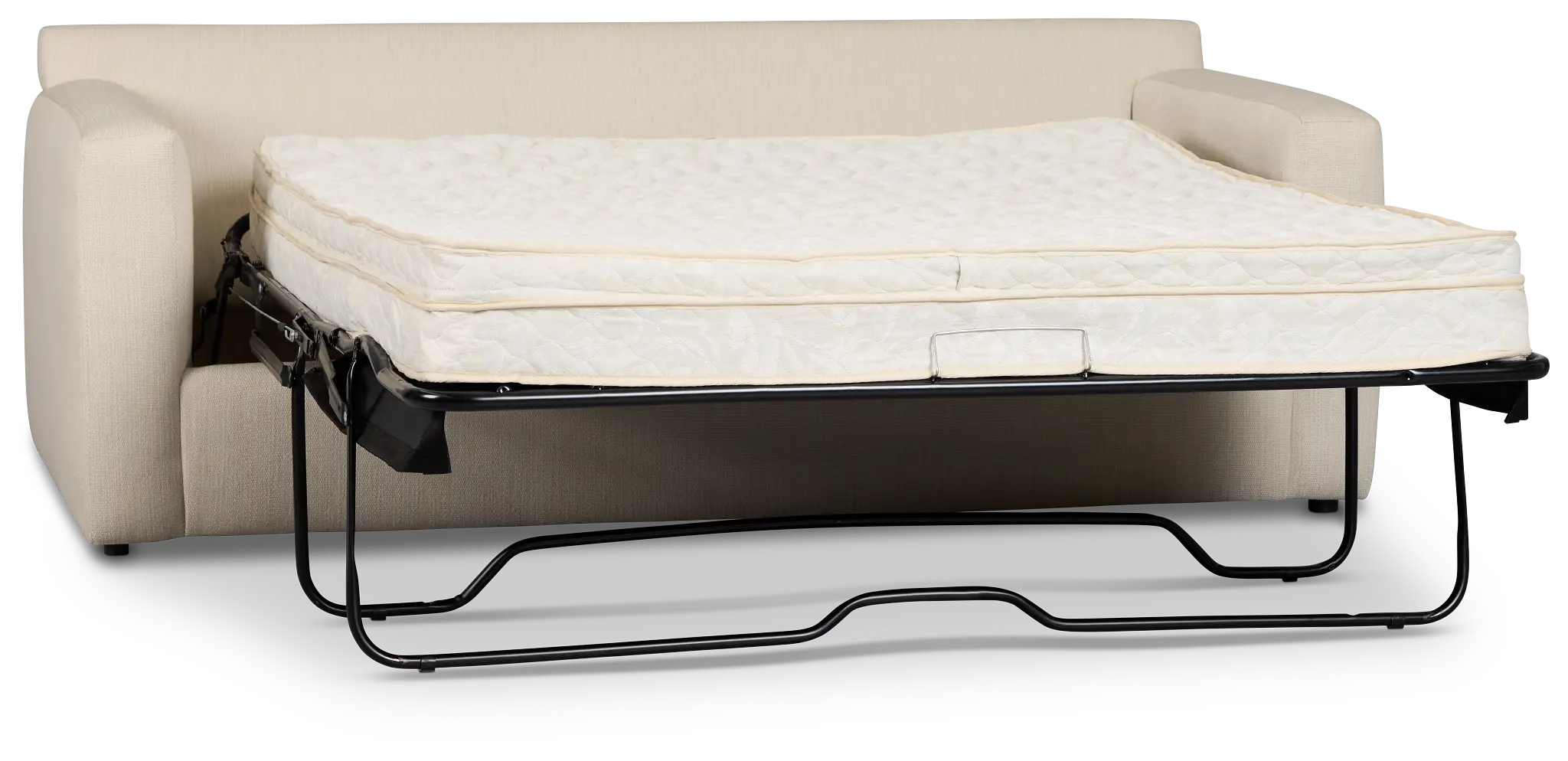 Rhodes Beige Fabric Innerspring Sleeper Rhodes Beige Fabric Innerspring Sleeper