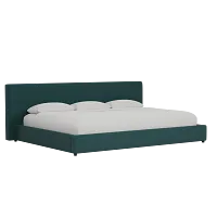 Grayton Joya Green 44" Upholstered Platform Bed