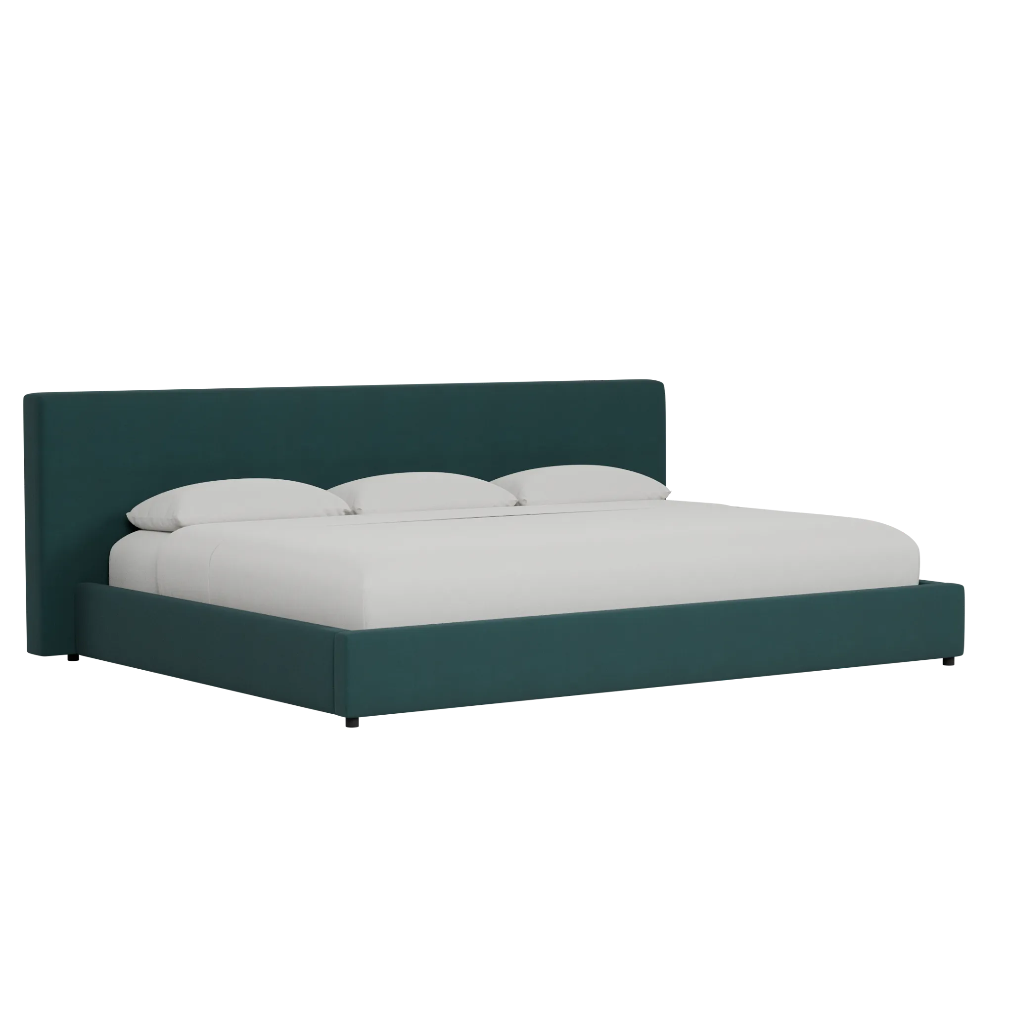 Grayton Joya Green 44" Upholstered Platform Bed