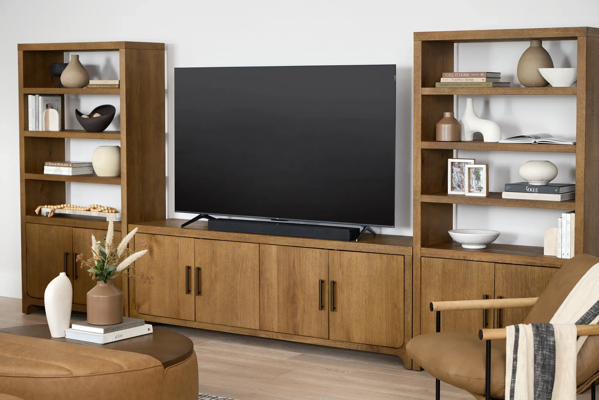 Rochester Mid Tone 84" Tv Stand