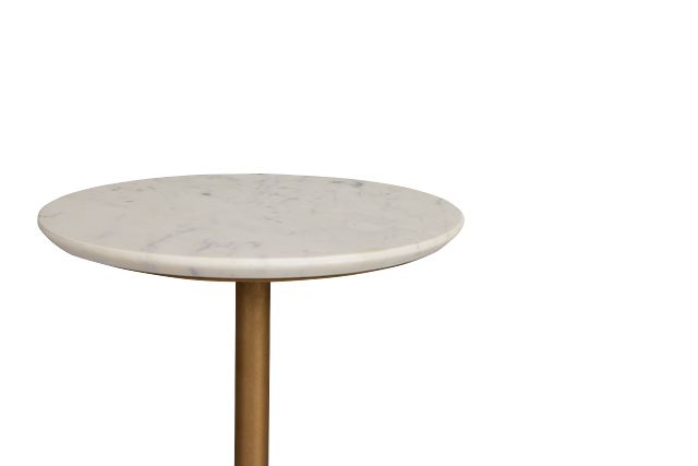 Graham Gold Round End Table