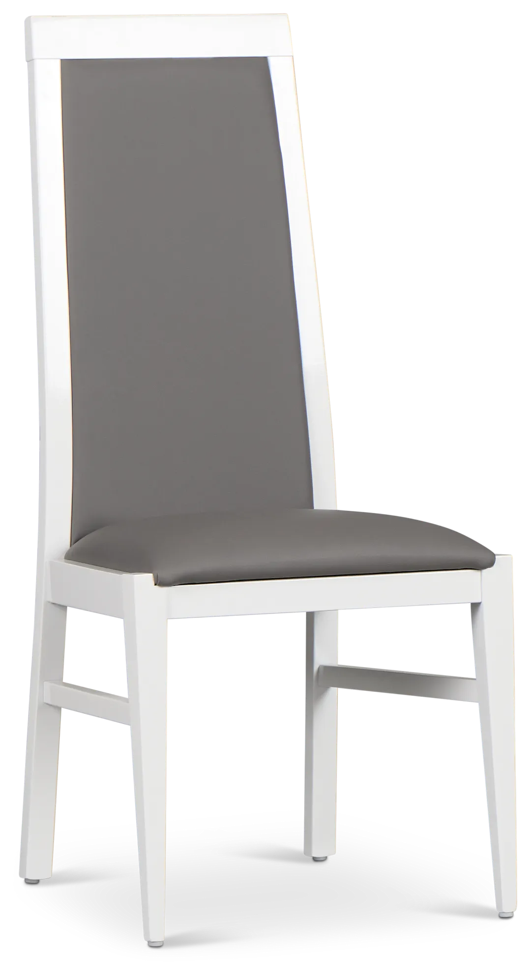Modena White Upholstered Side Chair