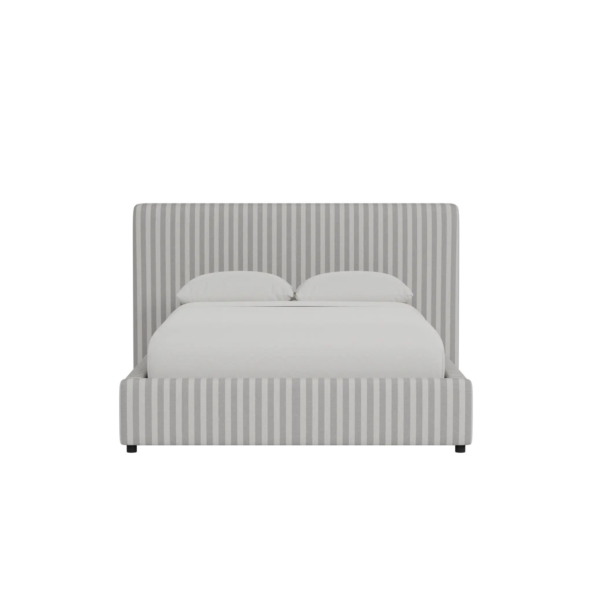 Grayton Sea Lane Light Gray 44" Upholstered Platform Bed Grayton Sea Lane Light Gray 44" Upholstered Platform Bed