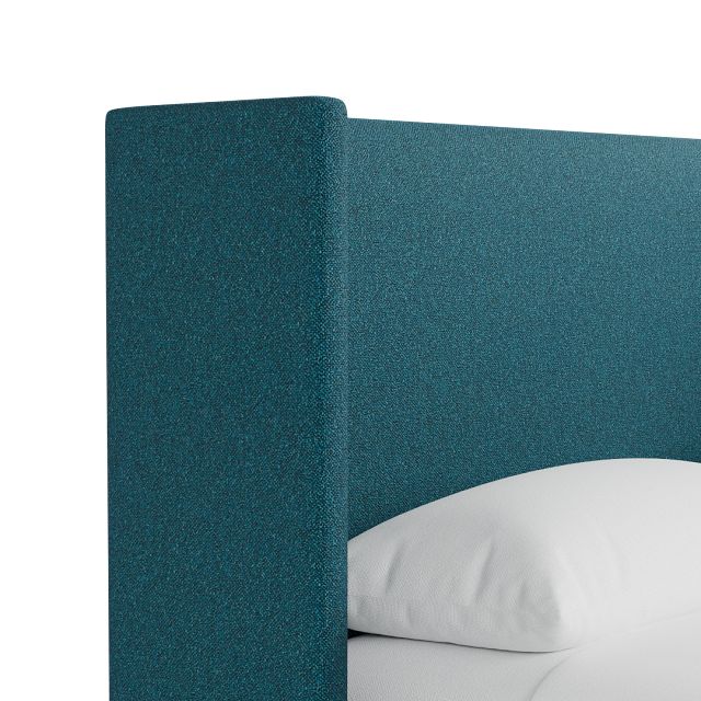 Captiva Elite Teal 48" Upholstered Shelter Bed