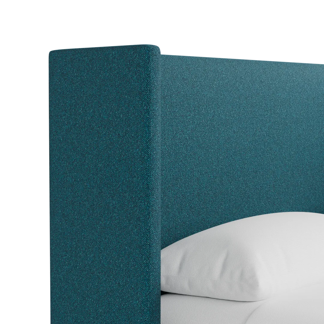 Captiva Elite Teal 48" Upholstered Shelter Bed
