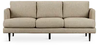 Easton Brown Fabric Sofa