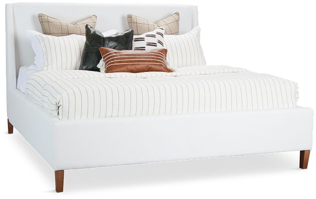 Provo White Uph Panel Bed