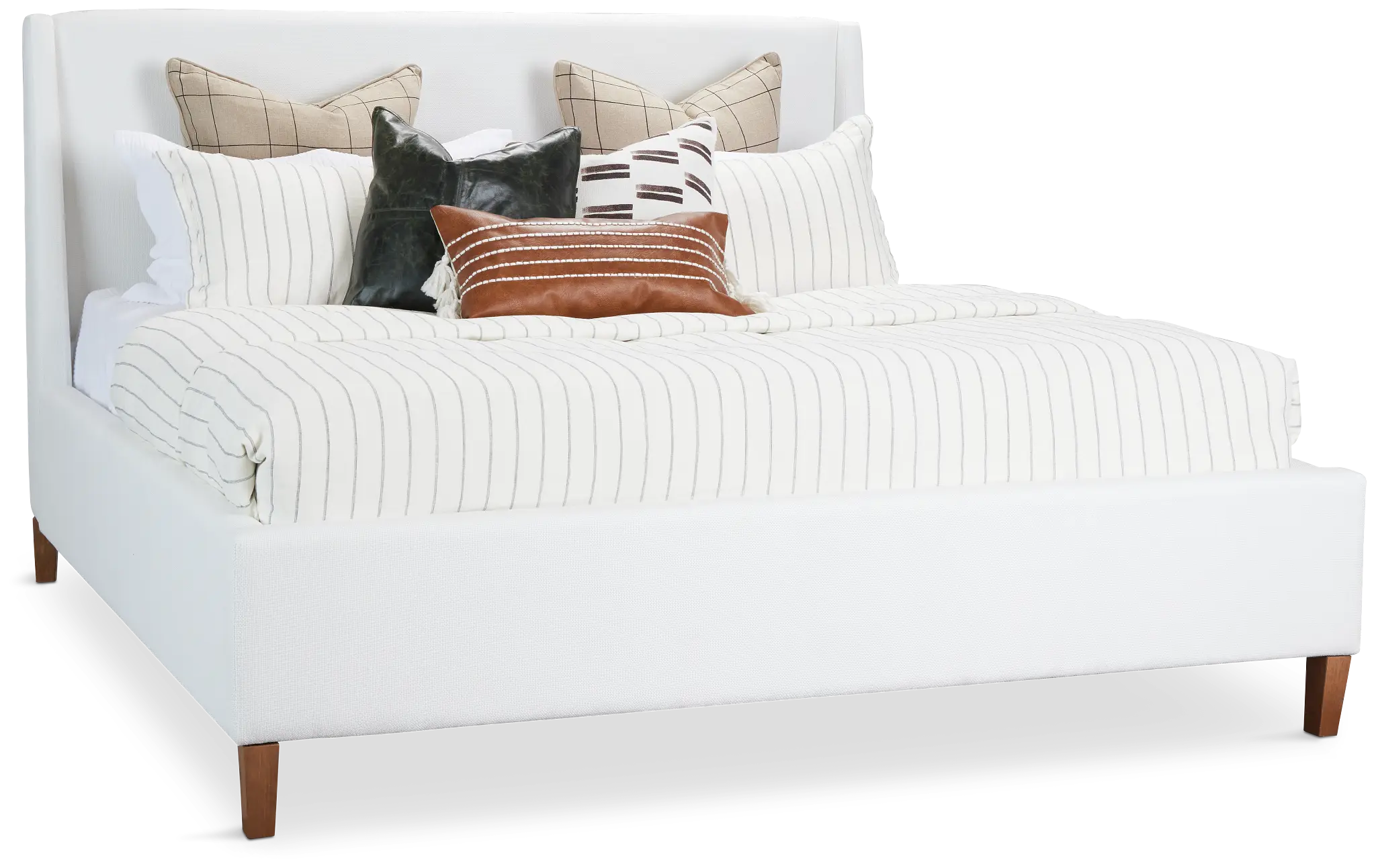 Provo White Uph Panel Bed Provo White Uph Panel Bed